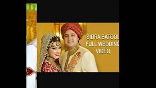 Sidra Batool wedding