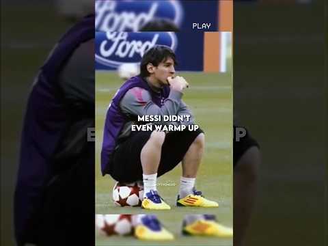 Bro didn’t even warm up 🐐 #football #messi #barcelona