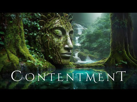 CONTENTMENT | Deep Ambient Relaxation Music with Rain - Ethereal Meditative Relaxing Soundscape
