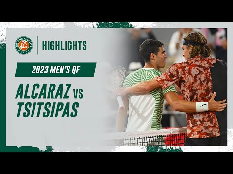 Carlos Alcaraz vs Stefanos Tsitsipas - Quarterfinals Highlights I Roland-Garros 2023