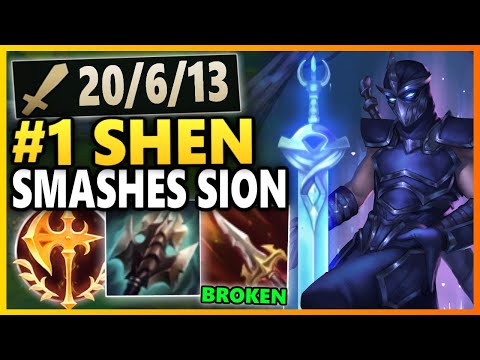 RIOT?! CONQUEROR SHEN CAN 1v5 TANK WITH THIS LIFESTEAL! Season 10 Shen Gameplay | League of Legends