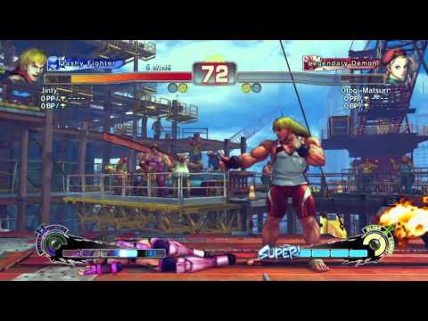 SSF4 AE: Jinty (Ken) vs Otogi-Matsuri (Cammy) - Match 7