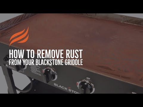 YouTube video about: How to get rust off flat top grill?
