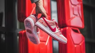 StrangeLove x Nike SB Dunk Low Pro QS &quot;Valentine&#39;s Day&quot;: Review &amp; On-Feet