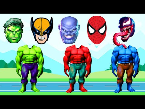 wrong heads fix top superheroes hulk smash in real life coffin dance meme #11