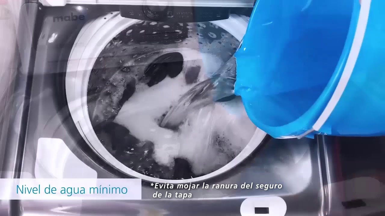 Lavadoras mabe | Llenado manual