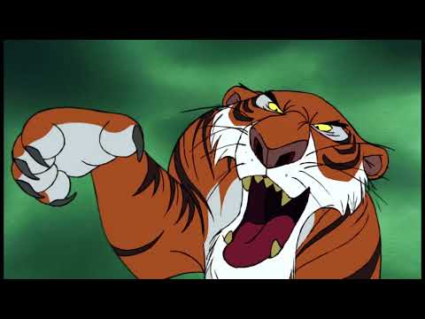 Il Libro Della Giungla (1967) - Mowgli Affronta Shere Khan [UHD]
