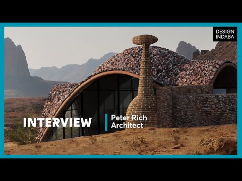 Peter Rich seems to think and see with his hands.