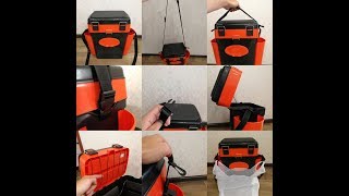 Ящик рыболовный зимний односекционный helios
