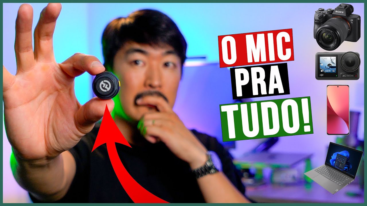 Conheça o Microfone DEFINITIVO! Discreto e Simples! Hollyland Lark M2