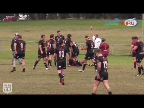 2017 NHRU Round 8 Premier 3 Highlights - Lake Macquarie Roos Vs Maitland Blacks