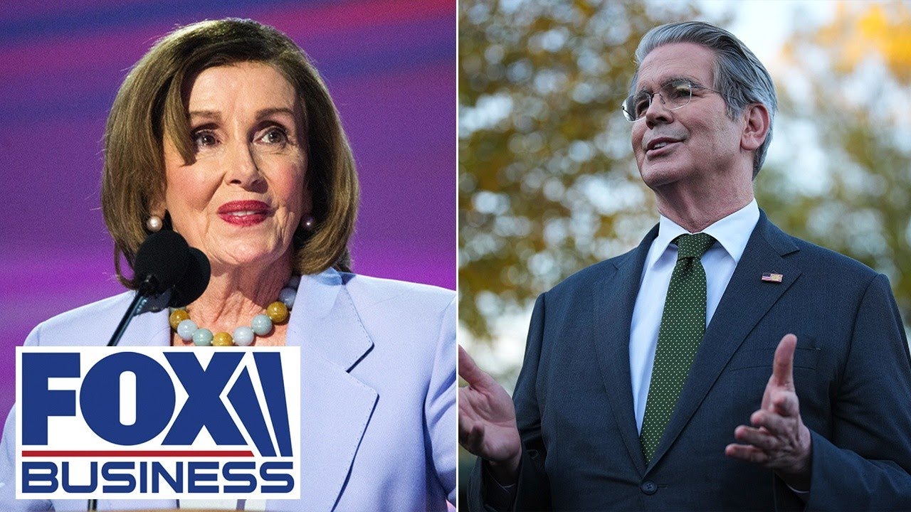 Scott Bessent says Pelosi even looks like a moderate as Dems move further left