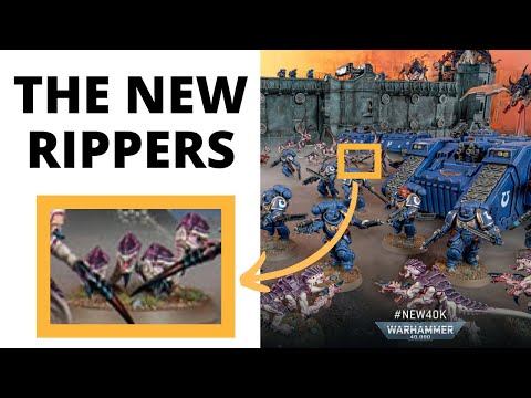 New Tyranid Ripper Swarm Spotted- Rippers Models, Lore + 10th Rules