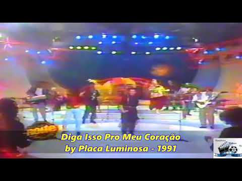 Diga Isso Pro Meu Coração - Placa Luminosa