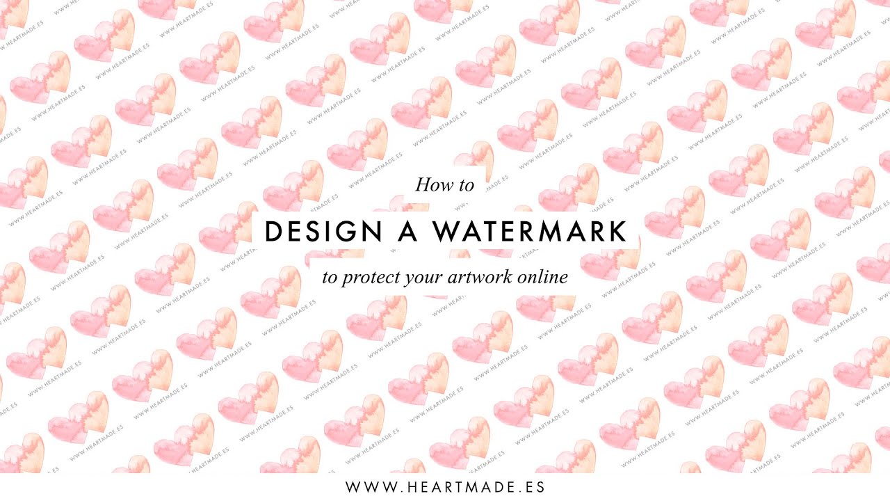 Watermark Design Tutorial to Protect your Artwork Online