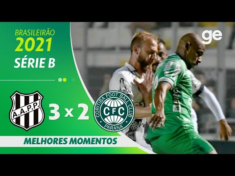 Gols e lances de Ponte Preta x Coritiba