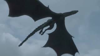 Игра престолов. Джон Сноу и Дрогон/Game of Thrones. John Snow and Drogon.