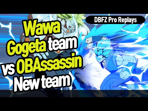 【DBFZ】 Wawa's Gogeta vs OBAssassin's All new team, Wawa vs OBAssassin 【DBFZ Pro Replays】