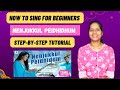 How To Sing Nenjukkul Peidhidhum Song For Beginners ️ Sing Easy With Shobika Varanamaayiram