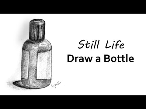 Still Life Drawing Bottle Demonstration  | Arpana's Art Room