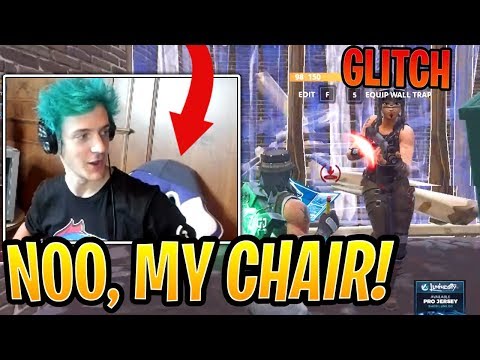 Ninja Rages So HARD at *NEW* Pyramid GLITCH He Almost BREAKS His Chair! - Fortnite Moments