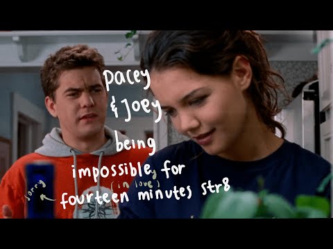 pacey and joey being obliviously in love for 14 minutes straight