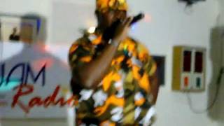 ZULU PERFORMING HIS HIT TRACK (JESUS) AT THE ORCHORD NITECLUB IN CROYDEN30/12/2011