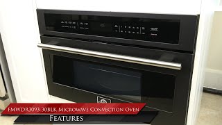 Forno Oliena Espresso Black 30-Inch Built-In Microwave and Convection Oven Combo, 1.6 cu.ft, 1750W Convection, 1000W Microwave, Stainless Steel Interior, Glass Touch Controls, Sensor Cooking Black FMWDR309330BLK Picture
