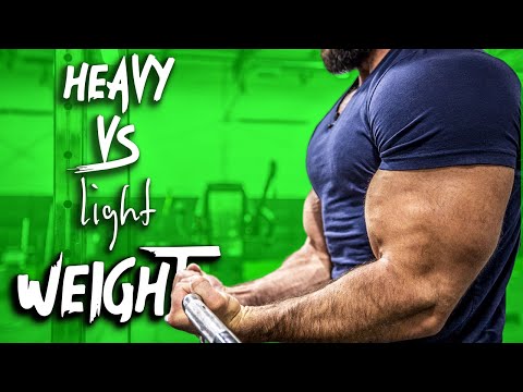 Light vs Heavy Weight For Building Muscle | ONE CLEAR WINNER