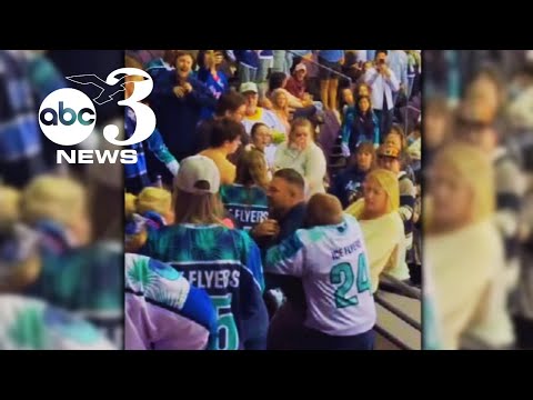 Fans brawl in stands at Pensacola Ice Flyers game, police to charge multiple people