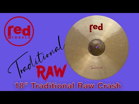 Red Cymbals 18" Traditional Raw Crash