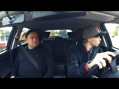 Kalle Rovanperä ajokokeessa