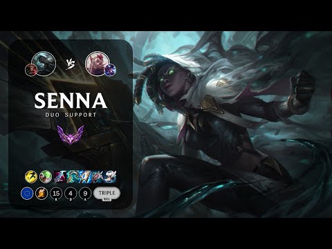 Senna Support vs Rakan - EUW Master Patch 13.17