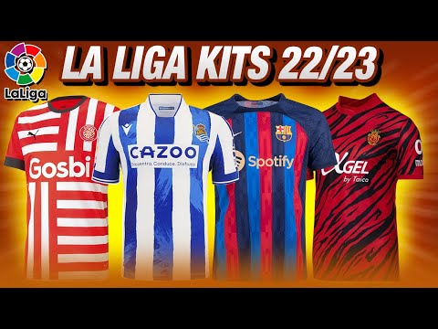 All LA LIGA KITS 2022/23 - HOME & AWAY 🔴 Todas las camisetas de La Liga Santander 2022/23.