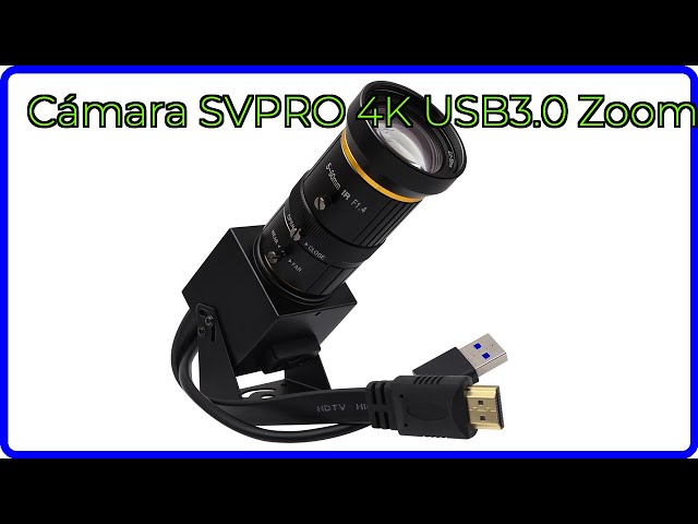 Vídeo relacionado con SVPRO - Cámara USB de 5 MP 30 FPS IMX335 para impresora 3D, grabador láser, máquina de visión, cámara industrial, vigilancia de seguridad (M12, USB Plug & Play, Windows