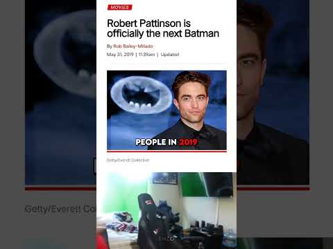 Robert Pattinson Batman / Reaction by people 