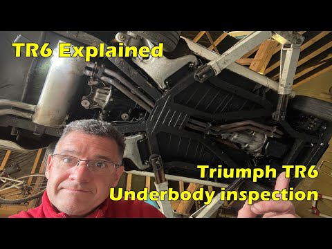 Triumph TR6 underbody inspection - Take a look underneath! A guide for a new buyer