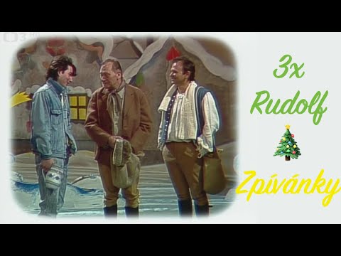 Rudolf Hrušínský ◎ Štědrý večer nastal / Na Vánoce dlouhý noce (R. Hrušínský mladší i nejmladší)