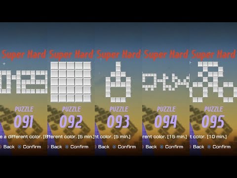 Lumines Remastered | Puzzle Mode | 91 to 95