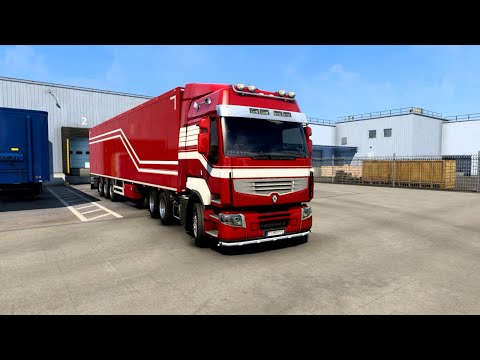 Renault premium 460cv_20 000 Kg de Palettes Vide_ Euro Truck Simulator 2   1.46