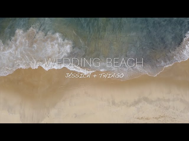 video Trailer Casamento casal noivos Jessica & Thiago na praia em toque toque pequeno litoral de SP fotografo Denis Silveira Fotografia