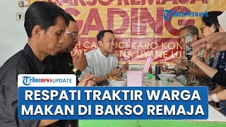 Sempat Viral Label Non Halal, Kini Bakso Remaja Gading Solo Antre, Wali Kota Respati Traktir Warga