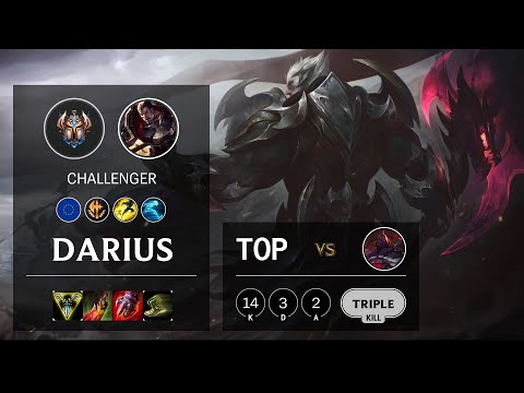 Darius Top vs Sion - EUW Challenger Patch 10.16