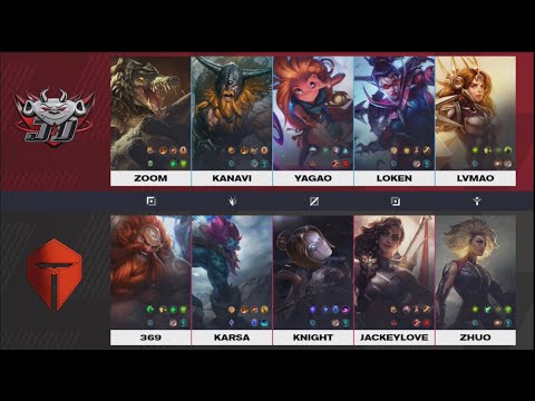 Top Esports TES (2-2) vs JingDong Gaming JDG (2-2) | Week 4 Day 7 | Jackeylove samira Kanavi Olaf