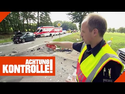 "Nur Blaulicht und Chaos!" Frontalzusammenstoß bei Osnabrück! | 2/2 | Kabel Eins | Achtung Kontrolle
