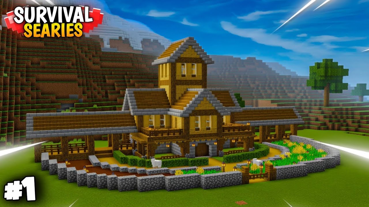 Minecraft PE 1.22 Survival Series EP-1 | The Ultimate Survival Journey Begins! (Hindi)