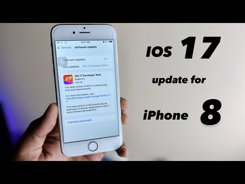 IOS 17 update for iPhone 8, 8+, X || How to install ios 17 on iPhone 8