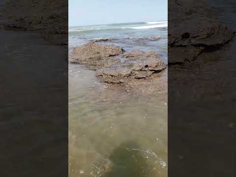 #playa #milindoecuador #nature mira como se va poniendo el mar cuando el aguaje comienza a subir,
