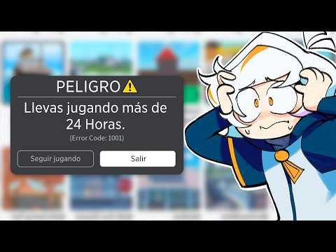 Pasé 24 HORAS en ROBLOX 😮⏱️