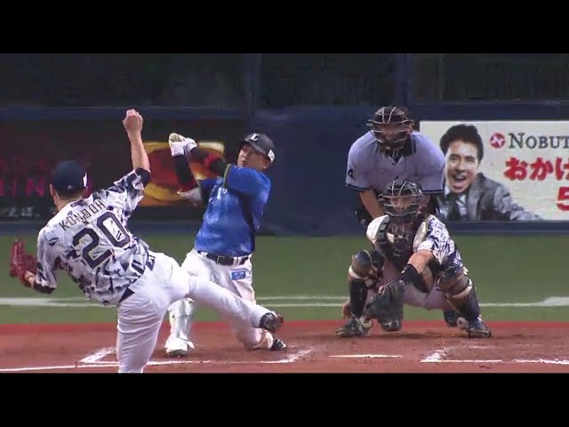 【7回表】ライオンズ・森 ライトスタンドに突き刺さる12号2ラン!! 2018/8/7 Bs-L